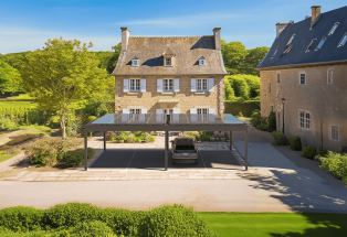 Carport - cottage francese